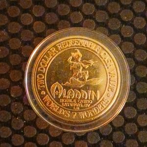 World seven wonders gold collectible coin